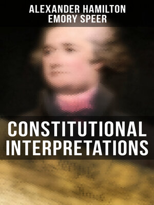 cover image of Constitutional Interpretations